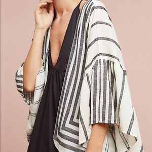 Anthropologie Aggie Ruffle Kimono